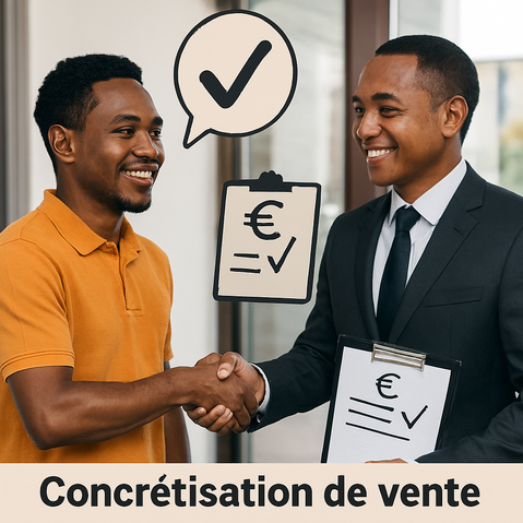 Poignée de main symbolisant un accord de négociation