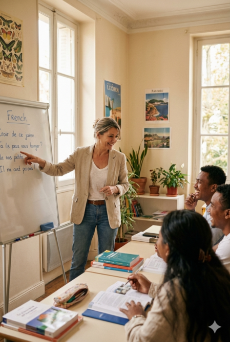 Exercice en binôme lors d’une simulation professionnelle